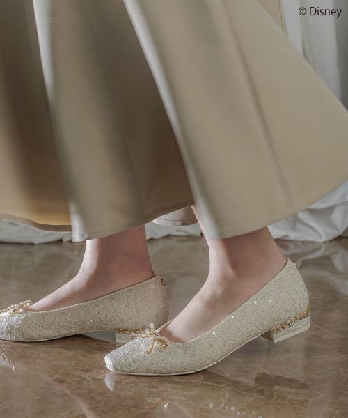 『美女と野獣』コレクション ドレスアップフラットパンプス
