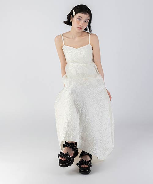 【SALE】シアージャガードキャミソールワンピース