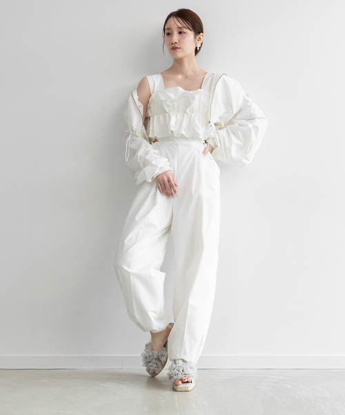 【SALE】フリルデザインコンビネゾン