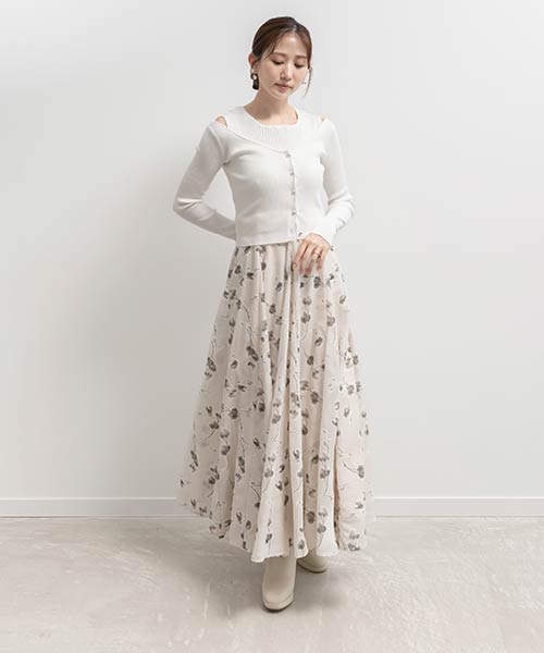 ニットドッキングアンサンブルワンピース