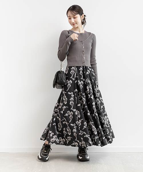 ニットドッキングアンサンブルワンピース