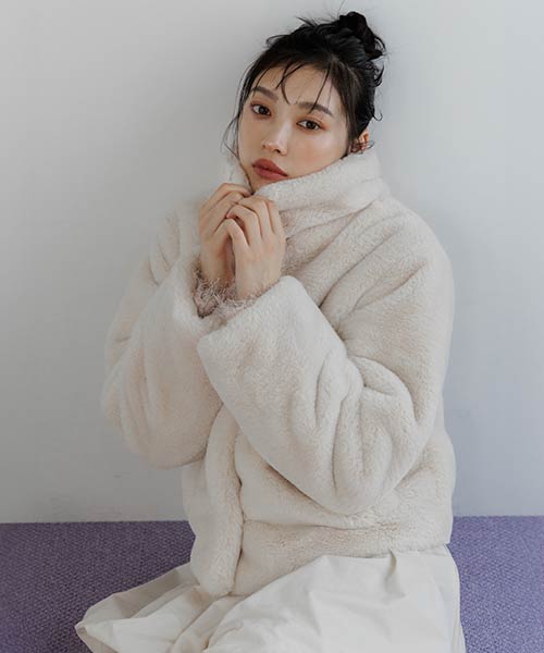 【WEB限定カラーあり】【選べる丈感】ショート丈フェイクファーコート