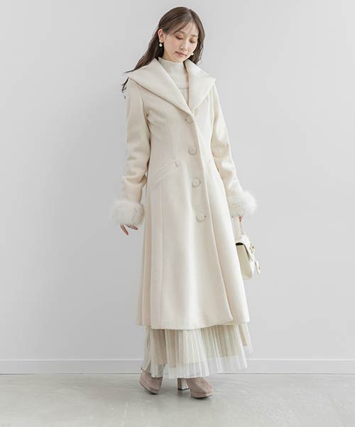 2WAY ショールカラーロングコート