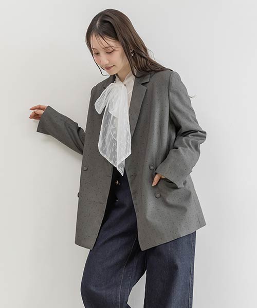 【26SS】ダブルブレストテーラードジャケット