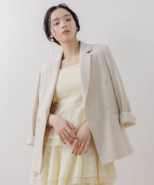 【26SS】ダブルブレストテーラードジャケット