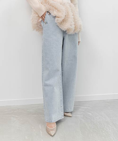 マリンデニムワイドパンツ