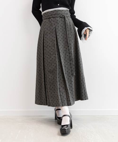 2WAY ウエストフリルデザインスカート