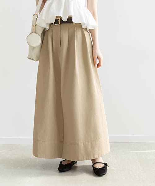 ハイウエストチノスカート