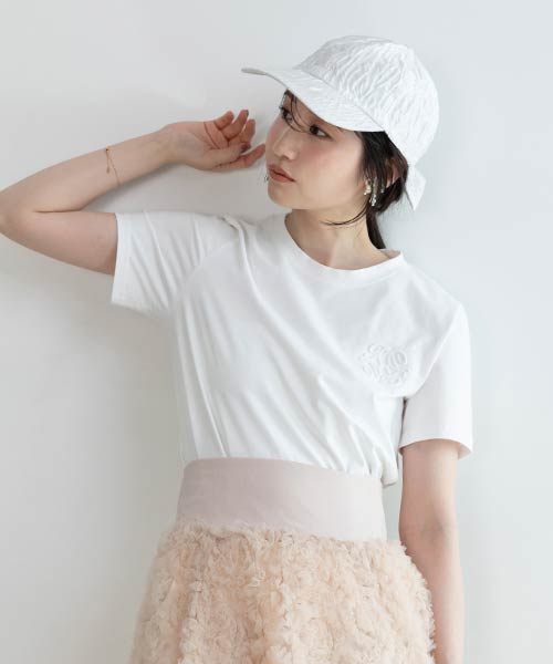 【SALE】エンボスモノグラムTシャツ