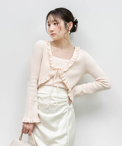 フリルニットアンサンブル