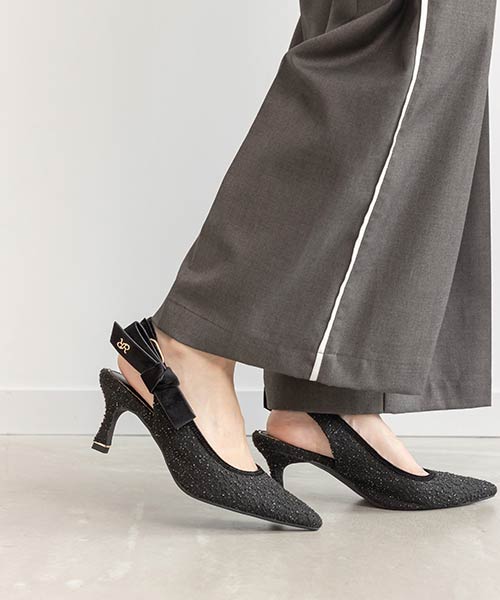 2WAYクラシカルバックストラップパンプス