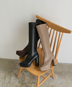 【SALE】ソフト ストレッチ ボリュームストームロングブーツ