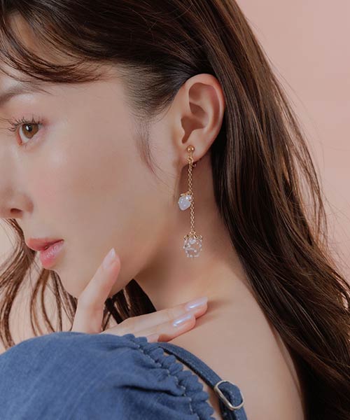 【Cherry&Strawberry】ストロベリーモチーフイヤリング