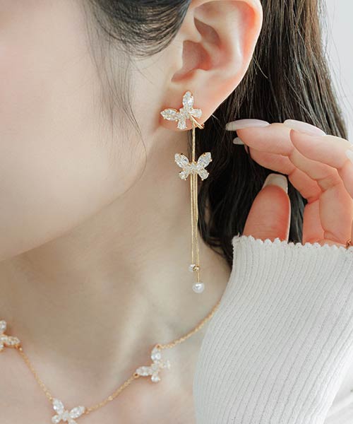 【Butterfly Collection】バタフライイヤリング