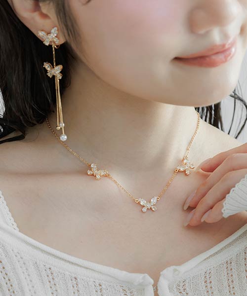 【Butterfly Collection】バタフライネックレス