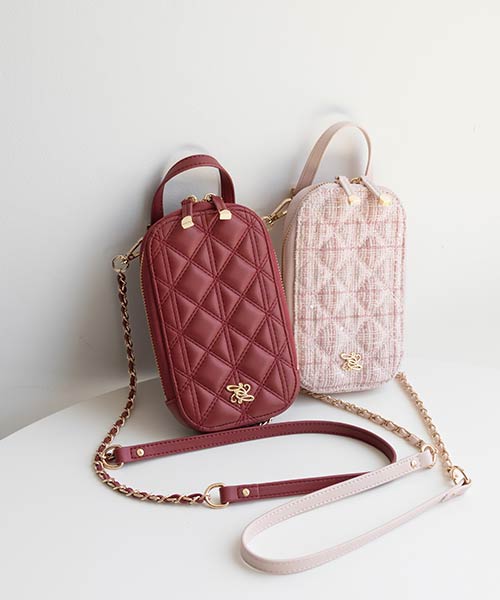 2WAYキルティングマルチショルダーバッグ