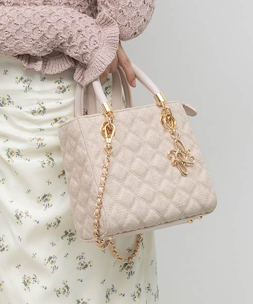 新色/2WAYキルティングバッグ