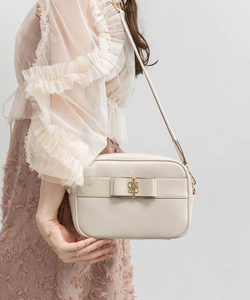 2WAY モノグラムリボンショルダーバッグ