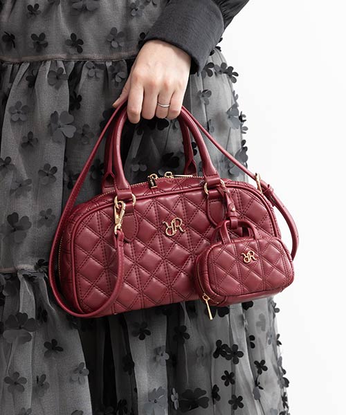 2WAY ミニバッグチャームショルダーバッグ