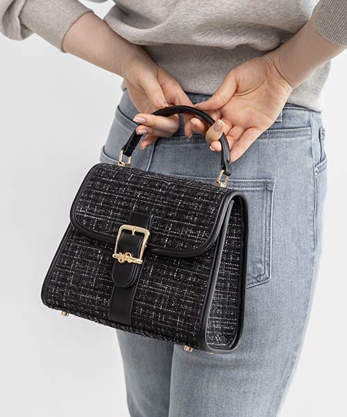 2WAYモノグラムデザインハンドバック