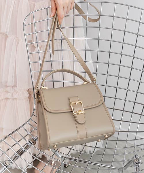 2WAYモノグラムデザインハンドバック