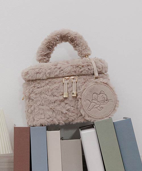 【TOM and JERRY】ミラー付きバニティバッグ