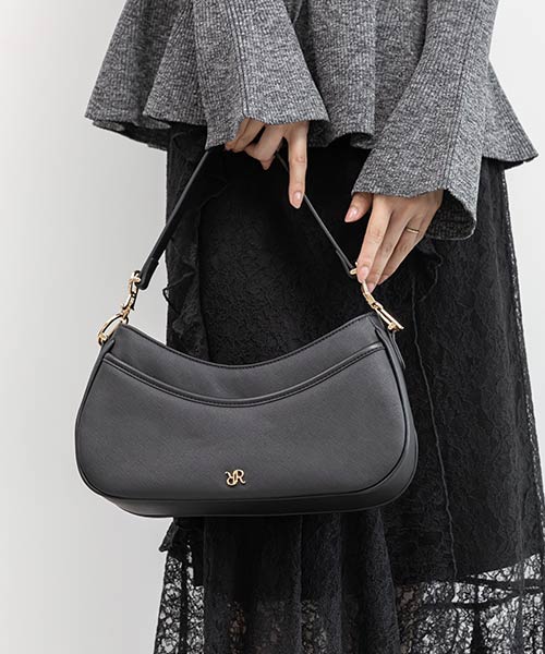 ビジューモチーフショルダーバッグ