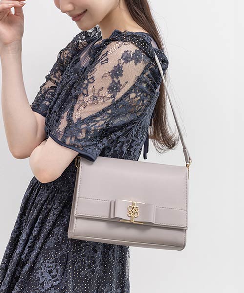 【26SS】2WAY モノグラムリボンショルダーバッグ