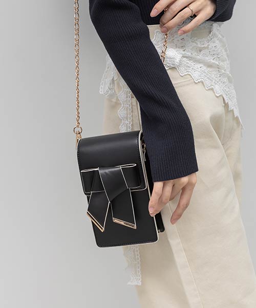 【26SS】リボンベルトミニショルダーバッグ