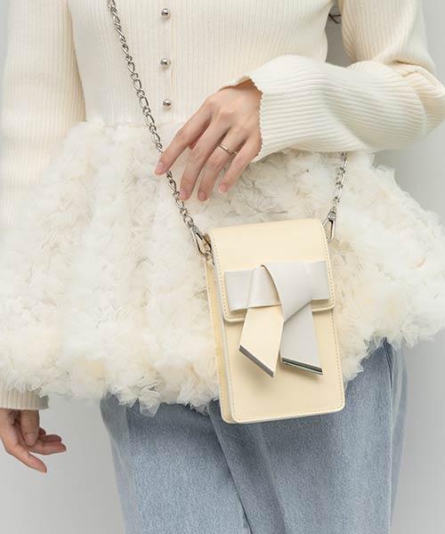 【26SS】リボンベルトミニショルダーバッグ