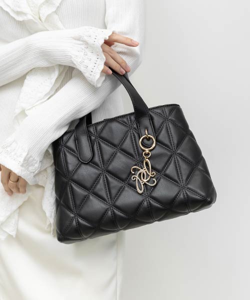 2WAY キルティングトートバッグ