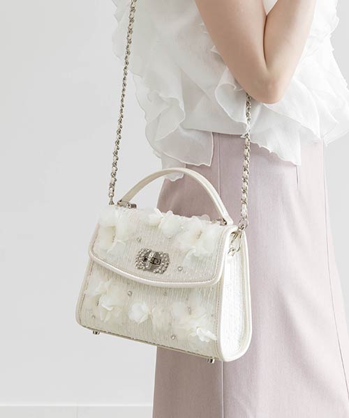 【Butterfly Collection】2WAYバタフライモチーフフラップバッグ