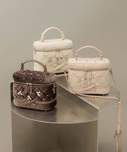 【BAG DAY SPECIAL】2WAY ビジューキルティングバニティバッグ