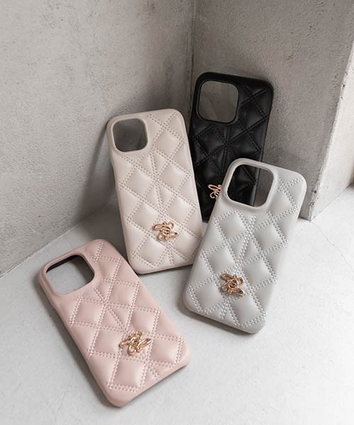 キルティングスマートフォンケース