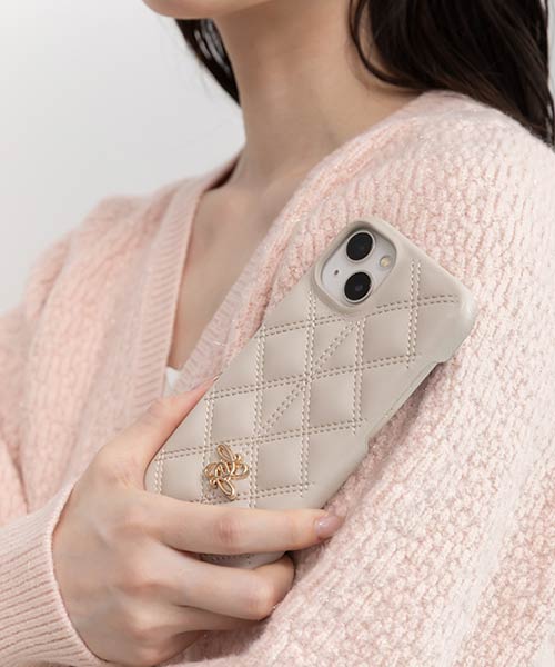 キルティングスマートフォンケース