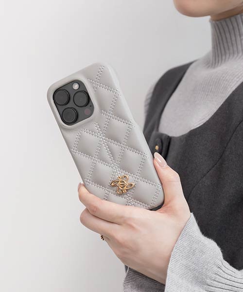 キルティングスマートフォンケース