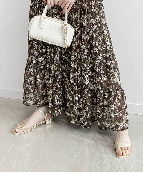 【SALE】ベーシックアンクルストラップフラットサンダル