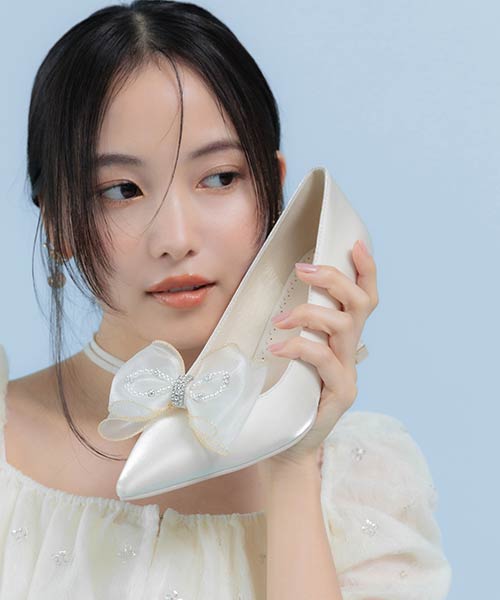 【26SS】2WAY シアーリボンパンプス