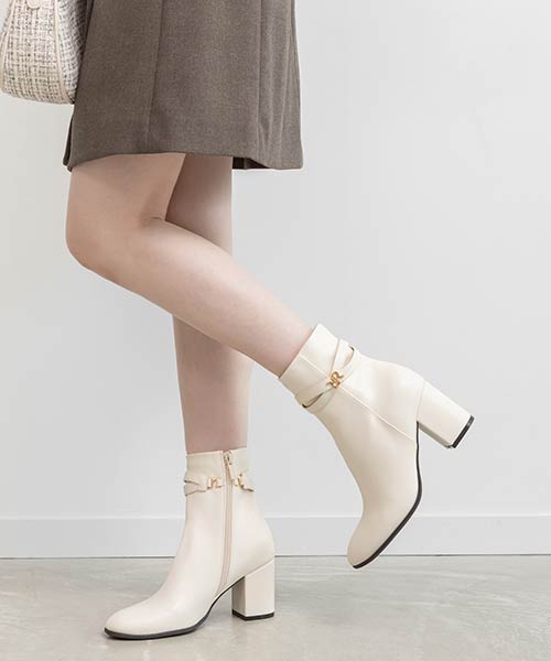 2WAY クロスベルトショートブーツ