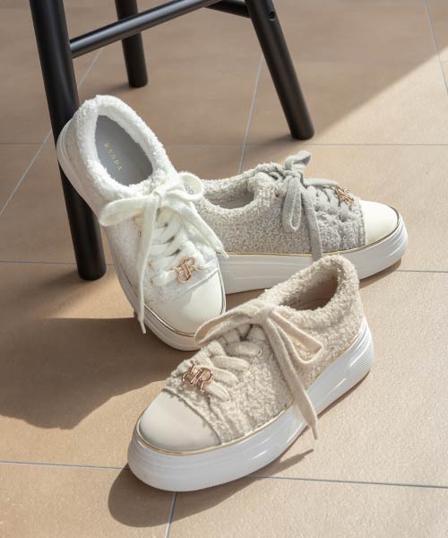 2WAYモノグラムパーツボアスニーカー