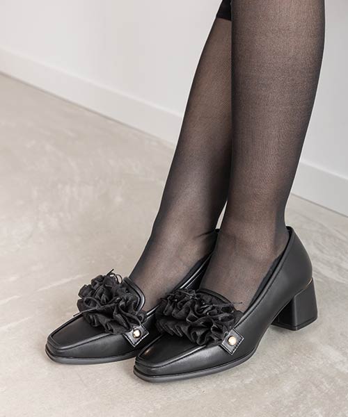 2WAYベルトヒールアップローファー