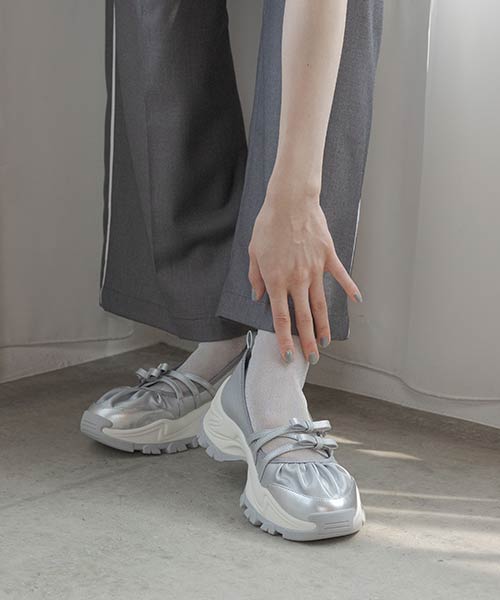 2WAY リボンクロスベルトスニーカー