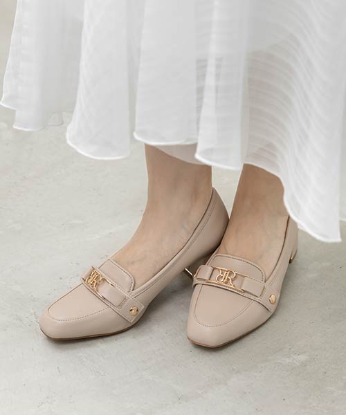 2WAY スクエアトゥローファー