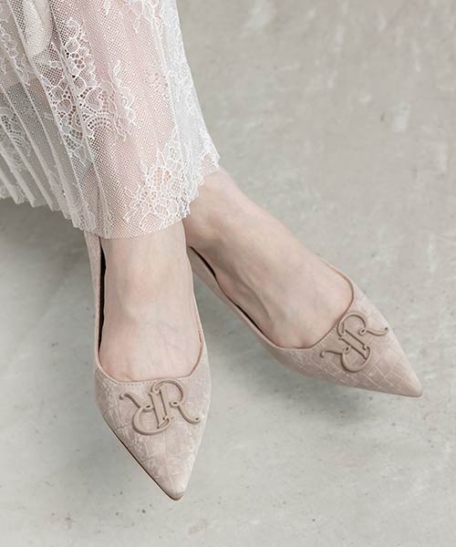 モノグラムパーツベーシックパンプス