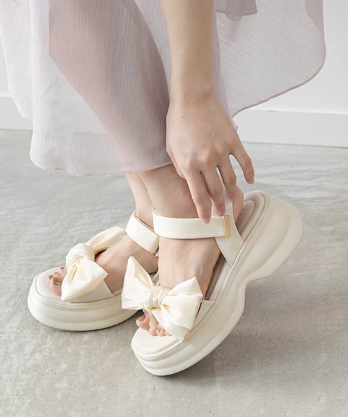 ビッグリボンスポーツサンダル