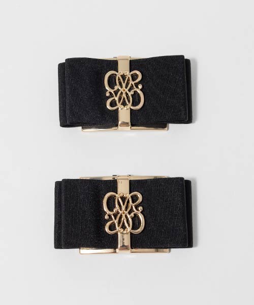 【26SS】モノグラムリボンシューズクリップ