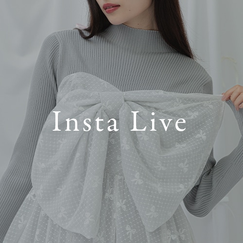 【insta LIVE】本社よりRIBBON COLLECTIONアイテムをご紹介