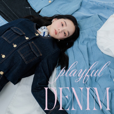 気負わずおしゃれが成立するデニムコレクション。